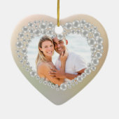 Décoration En Céramique Belle Perle 30e anniversaire Photo (Dos)