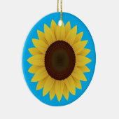 Décoration En Céramique Belle tournesol d'été (Droite)