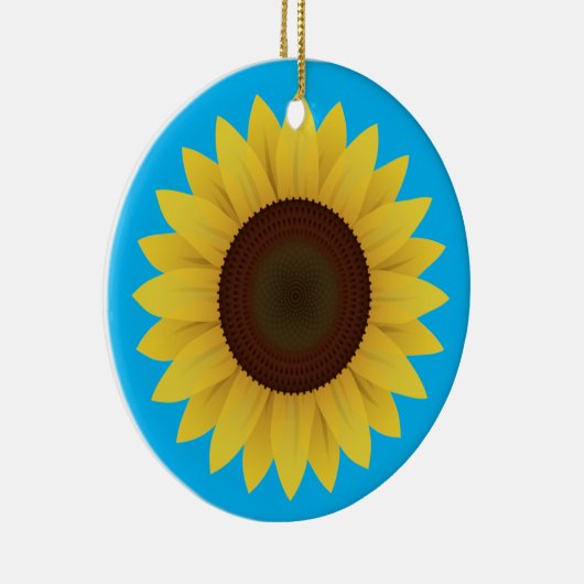 Décoration En Céramique Belle tournesol d'été (Droite)