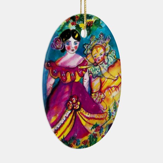 DÉCORATION EN CÉRAMIQUE BELLES POUDRES ANCIENNES (Droite)