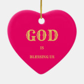 Décoration En Céramique Bénédiction de Noël (Dos)