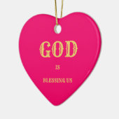 Décoration En Céramique Bénédiction de Noël (Gauche)