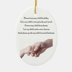 Décoration En Céramique Béni avec un enfant