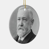 Décoration En Céramique Benjamin Harrison 23e président (Droite)