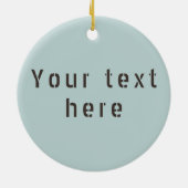 Décoration En Céramique Berlin Latitude Longitude personnalisable (Dos)