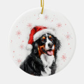 Décoration En Céramique Bernese Mountain Dog Christmas Personalized (Devant)