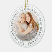 Décoration En Céramique Best Grandma Ever Modern Classic (Gauche)