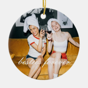 Décoration En Céramique Besties Pour Une Amitié Éternelle Photo Noël