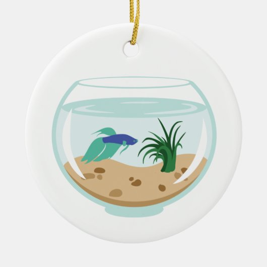 Décoration En Céramique Betta fish (Devant)