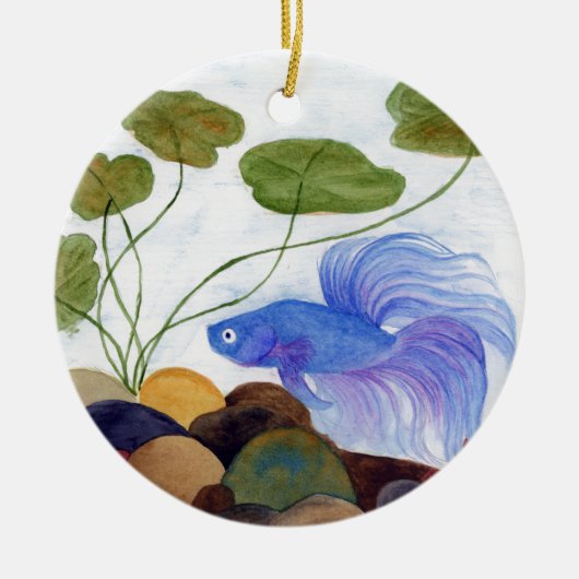 Décoration En Céramique Betta fish (Devant)