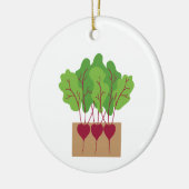 Décoration En Céramique betteraves plantées (Gauche)
