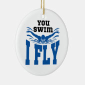 Décoration En Céramique Beurre Papillon Vous Nagez I Voler (Droite)