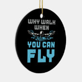 Décoration En Céramique Beurre Pourquoi Marcher Quand Vous Pouvez Voler (Droite)