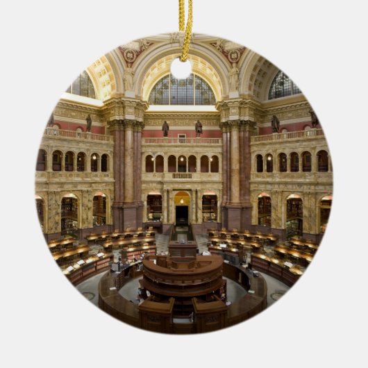 Décoration En Céramique Bibliothèque du Congrès (Devant)