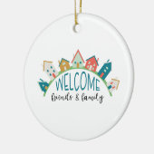 Décoration En Céramique Bienvenue amis et famille (Gauche)