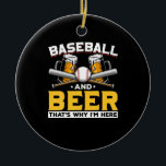 Décoration En Céramique Bière Boveur Baseball Bière Humour Anniversaire<br><div class="desc">Bière Boveur Baseball Bière Humour Anniversaire</div>