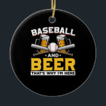 Décoration En Céramique Bière Boveur Baseball Bière Humour Anniversaire<br><div class="desc">Bière Boveur Baseball Bière Humour Anniversaire</div>