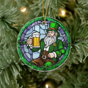 Décoration En Céramique Bière Jour de la Saint Patrick