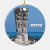 Décoration En Céramique Big Island Tiki Keepsaké (Dos)