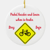 Décoration En Céramique Bike Rider (Dos)