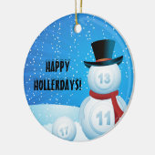 Décoration En Céramique Bingo de Noël (Gauche)
