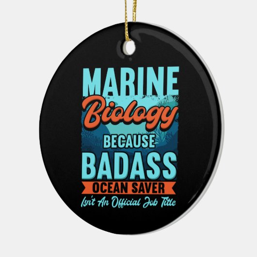 Décoration En Céramique Biologiste marin (Gauche)