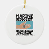 Décoration En Céramique Biologiste marin Biologie marine (Devant)