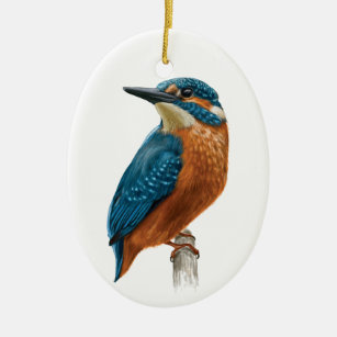 Décoration En Céramique Bird Kingfisher