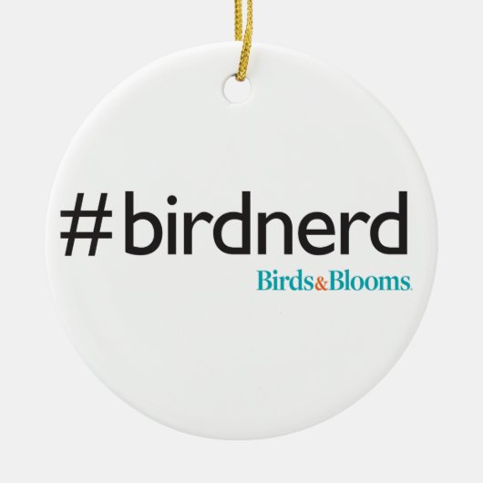 Décoration En Céramique #BirdNerd (Devant)