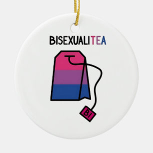 Décoration En Céramique BisexualiTEA Drapeau de Fierté Bi Bisexuel Thé