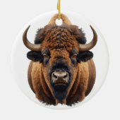 Décoration En Céramique Bison (Dos)