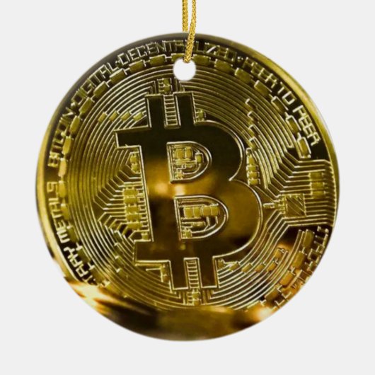 Décoration En Céramique bitcoin (Devant)