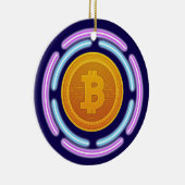 DÉCORATION EN CÉRAMIQUE BITCOIN (Droite)