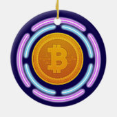 DÉCORATION EN CÉRAMIQUE BITCOIN (Dos)
