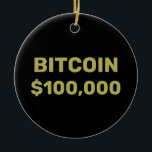 Décoration En Céramique Bitcoin 100000 Célébration<br><div class="desc">Un jalon majeur dans la montée ascendante de la crypto-monnaie Bitcoin est le niveau $100, 000. Célébrez cette réussite pendant que vous HODL pour Bitcoin à un million de dollars cool pas jusqu'à présent dans l'avenir.</div>