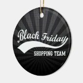 Décoration En Céramique Black Friday Shopping Team (Gauche)