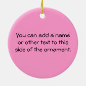 Décoration En Céramique Black Text Meilleurs T-shirts et cadeaux Nonna (Dos)