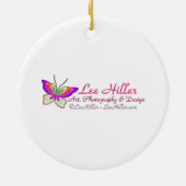 Décoration En Céramique Blanc sur blanc - Rose sculpté (Dos)