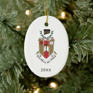 Décoration En Céramique Blason de la Fraternité musicale Sigma Alpha Iota