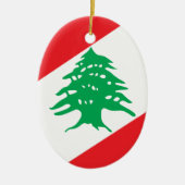 Décoration En Céramique Blason du Liban (Devant)