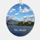 Décoration En Céramique Bled, Slovénie Photo pittoresque (Gauche)