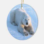 Décoration En Céramique Bleu d'ours blanc (Gauche)