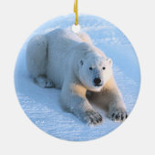 Décoration En Céramique Bleu d'ours blanc (Dos)