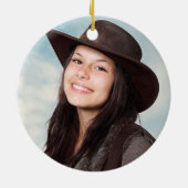 Décoration En Céramique Bleu et or 20xx photo (Dos)