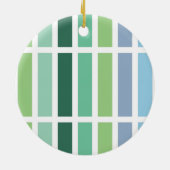 Décoration En Céramique Bleu et vert (Dos)