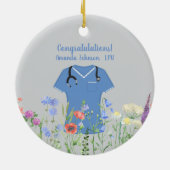 Décoration En Céramique Bleu LPN (Dos)