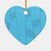 Décoration En Céramique Bleu, simple, élégant, abstrait motif (Devant)