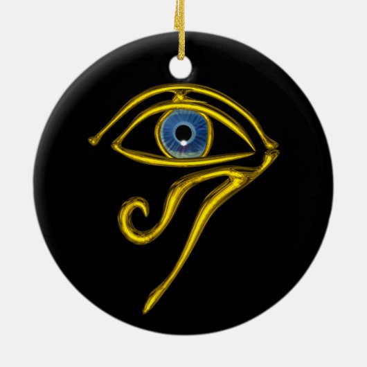 Décoration En Céramique BLEU TALISMAN, noir et blanc (Dos)