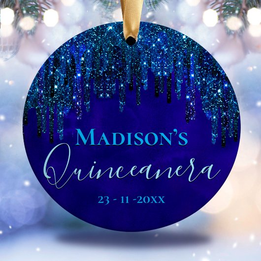 Décoration En Céramique Bleu turquoise mignon Unicorn Parties scintillant