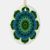 Décoration En Céramique bleu vert mandala (Droite)